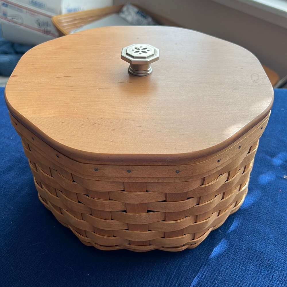 Longaberger Card Game Basket